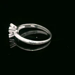 Anillo de Plata Solitario con Circón Incoloro