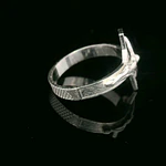 Anillo de Plata San Benito Troquelado