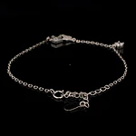 Pulsera de Plata RH Limada con Corazón Central Troquelado