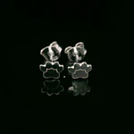 Aros de Plata Huella de Perro