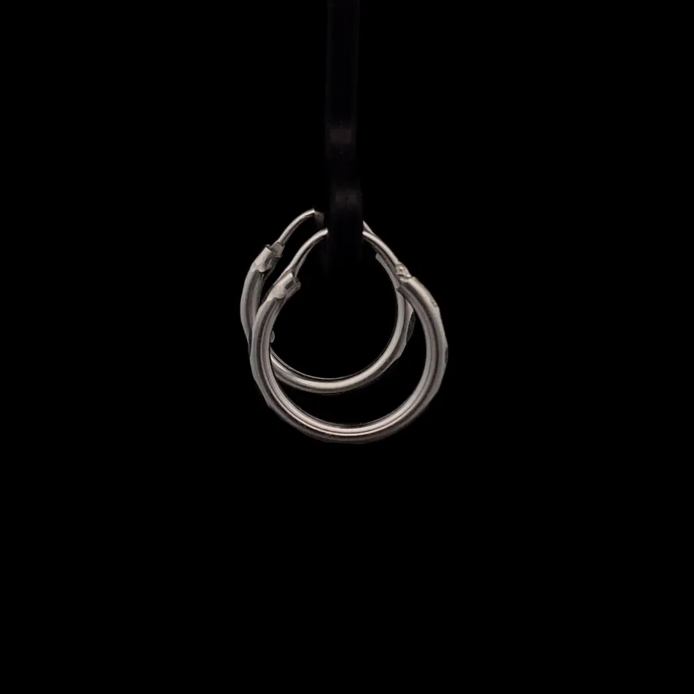 Aros de Plata Tubulares