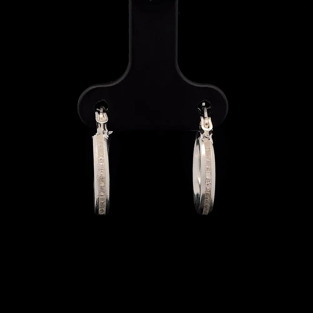 Aros de Plata Candonga con Cintillo