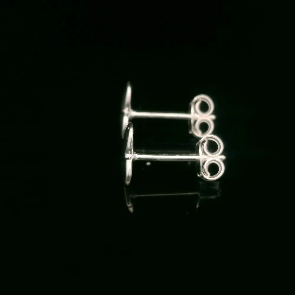 Aros de Plata Corazón Liso