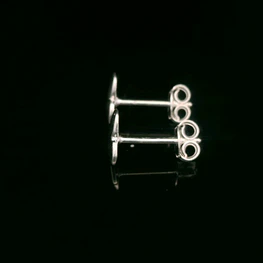 Aros de Plata Corazón Liso