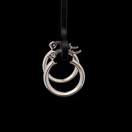 Aros de Plata Candonga con Cintillo