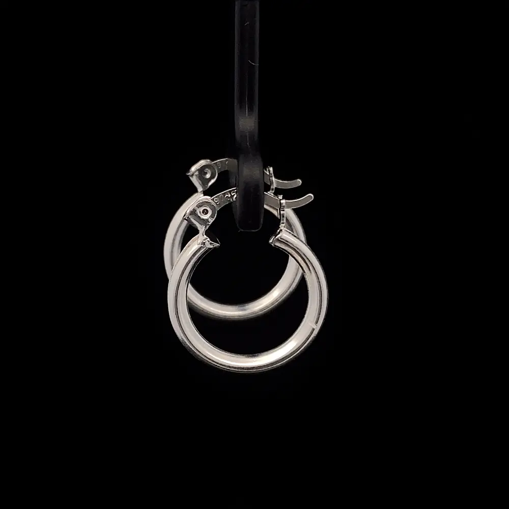 Aros de Plata Candonga con Cintillo