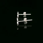 Aros de Plata Infinito con Corazón