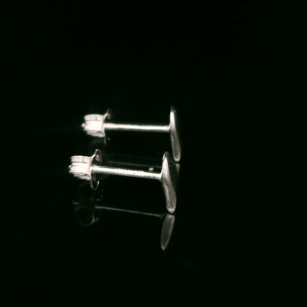 Aros de Plata Corazón Liso