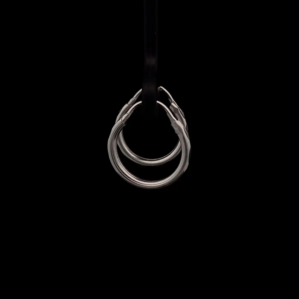 Aros de Plata Tubulares