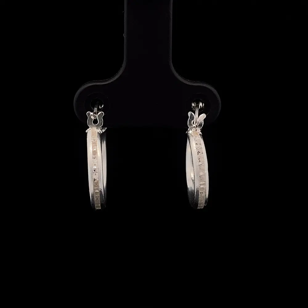 Aros de Plata Candonga con Cintillo