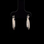 Aros de Plata Candonga con Cintillo