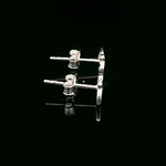 Aros de Plata Infinito con Corazón