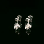 Aros de Plata Corazón Liso
