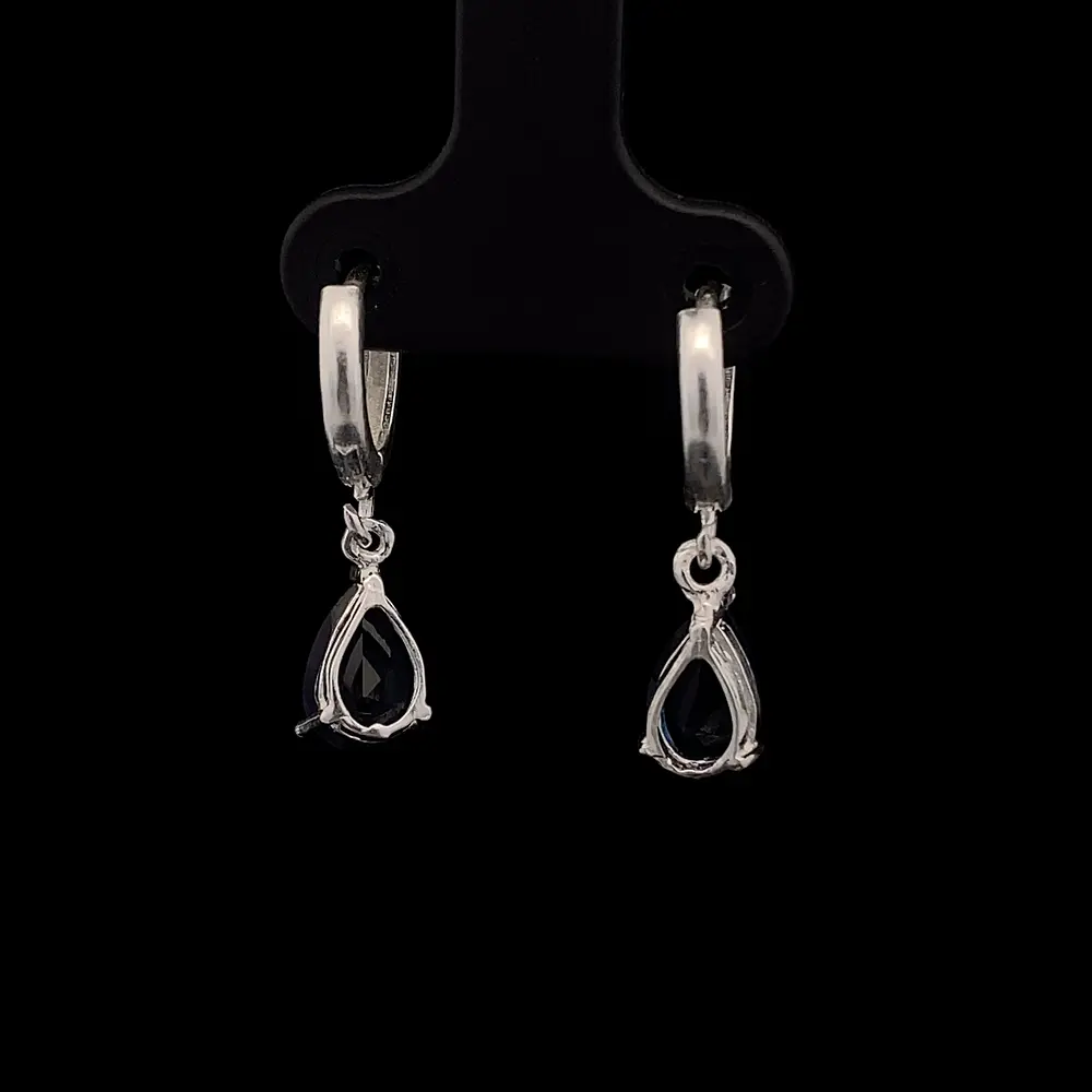 Aros de Plata Huggies Gota