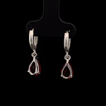 Aros de Plata Huggies Gota
