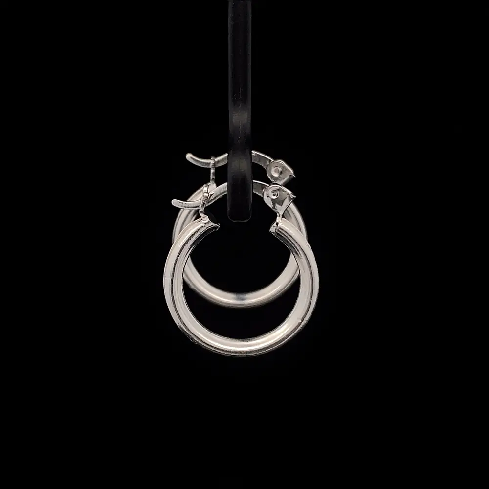 Aros de Plata Candonga con Cintillo