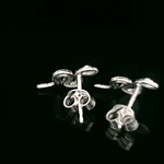 Aros de Plata Serpientes Texturizadas