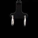Aros de Plata Tubulares Lisos 10 mm