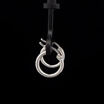 Aros de Plata Tubulares Lisos 10 mm