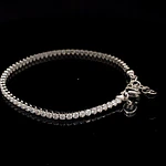 Pulsera de Plata Tenis Rodinada con Circones Incoloros
