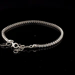 Pulsera de Plata Tenis Rodinada con Circones Incoloros