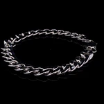Pulsera de Plata Groumet con Cierre Mosquetón