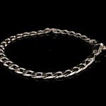 Pulsera de Plata Groumet con Cierre Mosquetón