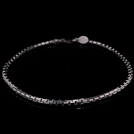 Pulsera de Plata Lazo Veneciano Mediano