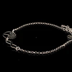 Pulsera de Plata Rolo con Infinito y Árbol de la Vida