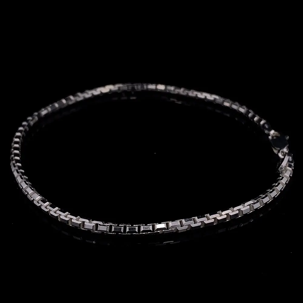 Pulsera de Plata Lazo Veneciano Mediano