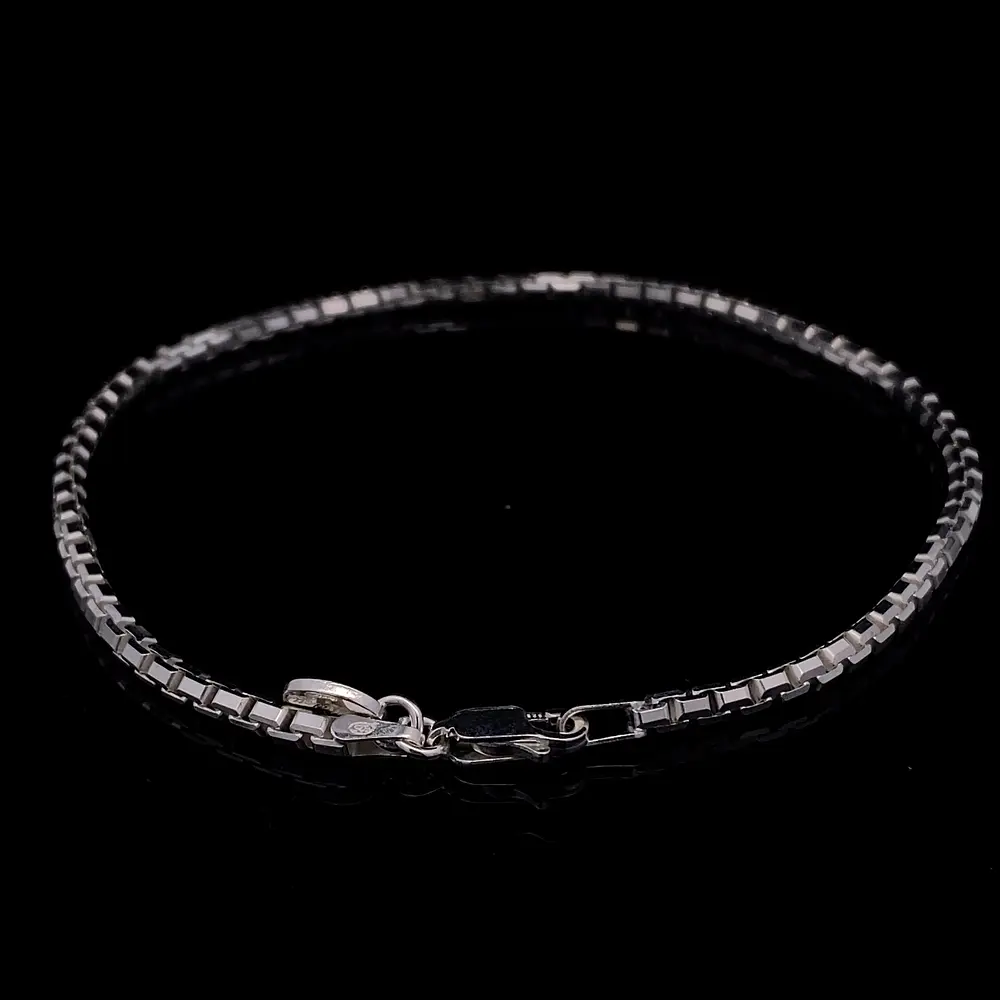 Pulsera de Plata Lazo Veneciano Mediano