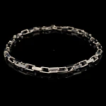 Pulsera de Plata Limada Gruesa