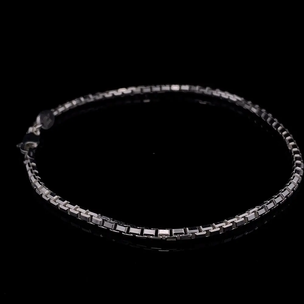 Pulsera de Plata Lazo Veneciano Mediano