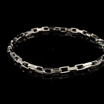 Pulsera de Plata Limada Gruesa