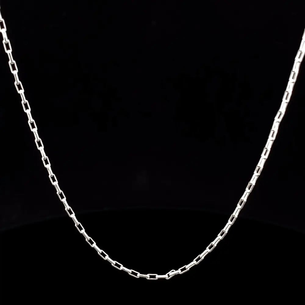 Cadena de Plata Limada Delgada