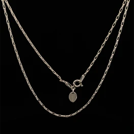 Cadena de Plata Limada Delgada