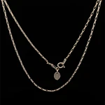 Cadena de Plata Limada Delgada