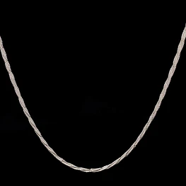 Cadena de Plata Lazo Veneciano en Espiral
