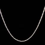 Cadena de Plata Lazo Veneciano en Espiral