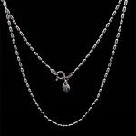 Cadena de Plata Eslabón de Arroz