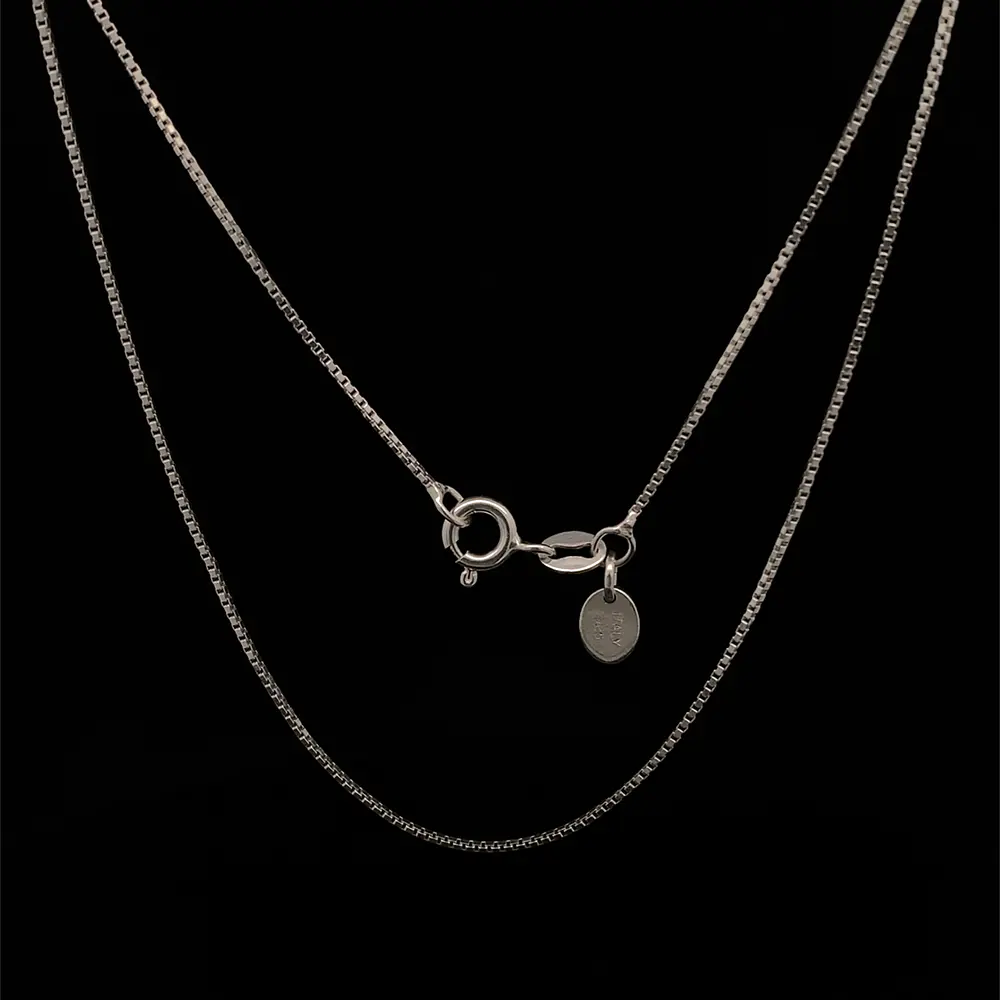 Cadena de Plata Lazo Veneciano