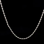 Cadena de Plata Eslabón de Arroz