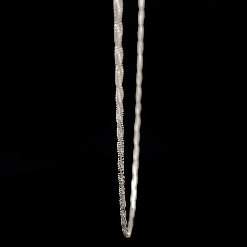 Cadena de Plata Lazo Veneciano en Espiral