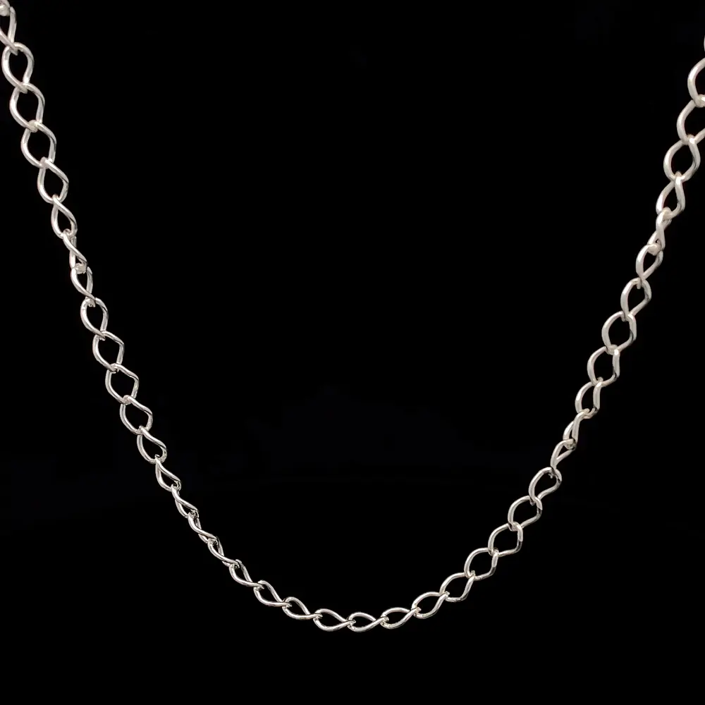 Cadena de Plata de Eslabones
