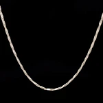 Cadena de Plata Lazo Veneciano