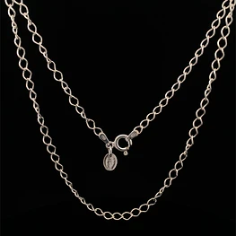 Cadena de Plata de Eslabones