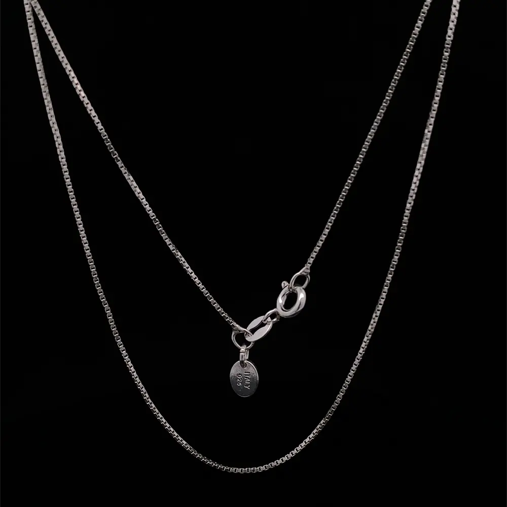 Cadena de Plata Lazo Veneciano