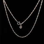 Cadena de Plata Lazo Veneciano