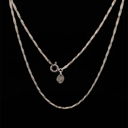 Cadena de Plata Lazo Veneciano