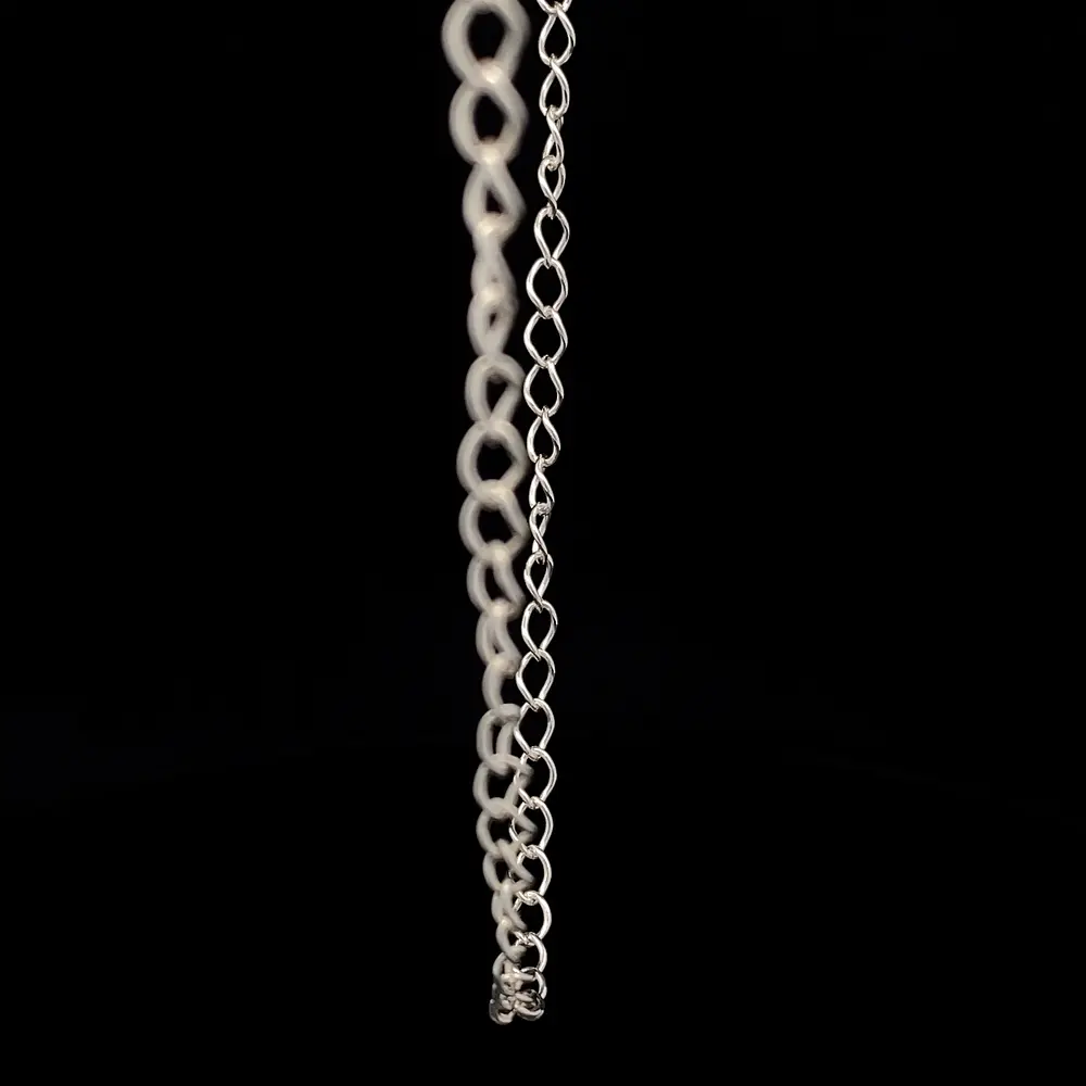 Cadena de Plata de Eslabones